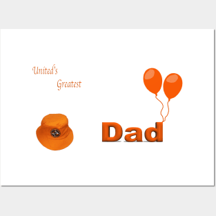 Dundee United Dad (2) Posters and Art